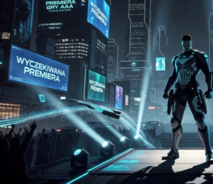 Kolaż futurystycznych scen akcji z nadchodzących gier AAA